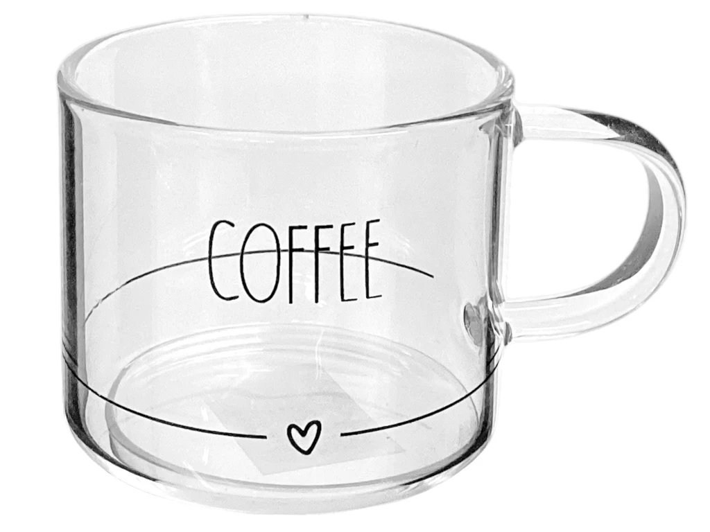 GLASS COFFEE CUP