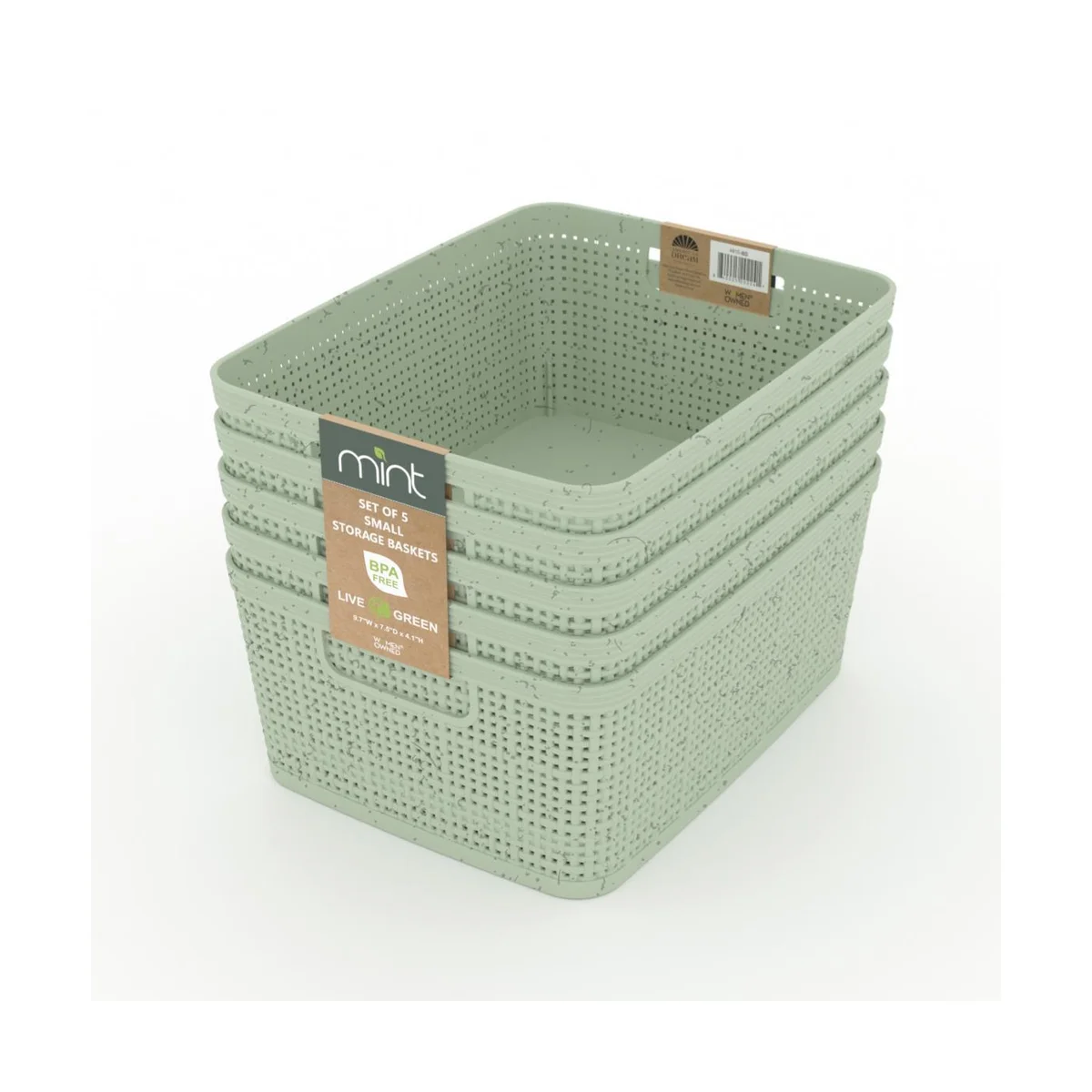 WHEAT STRAW STORAGE BASKET