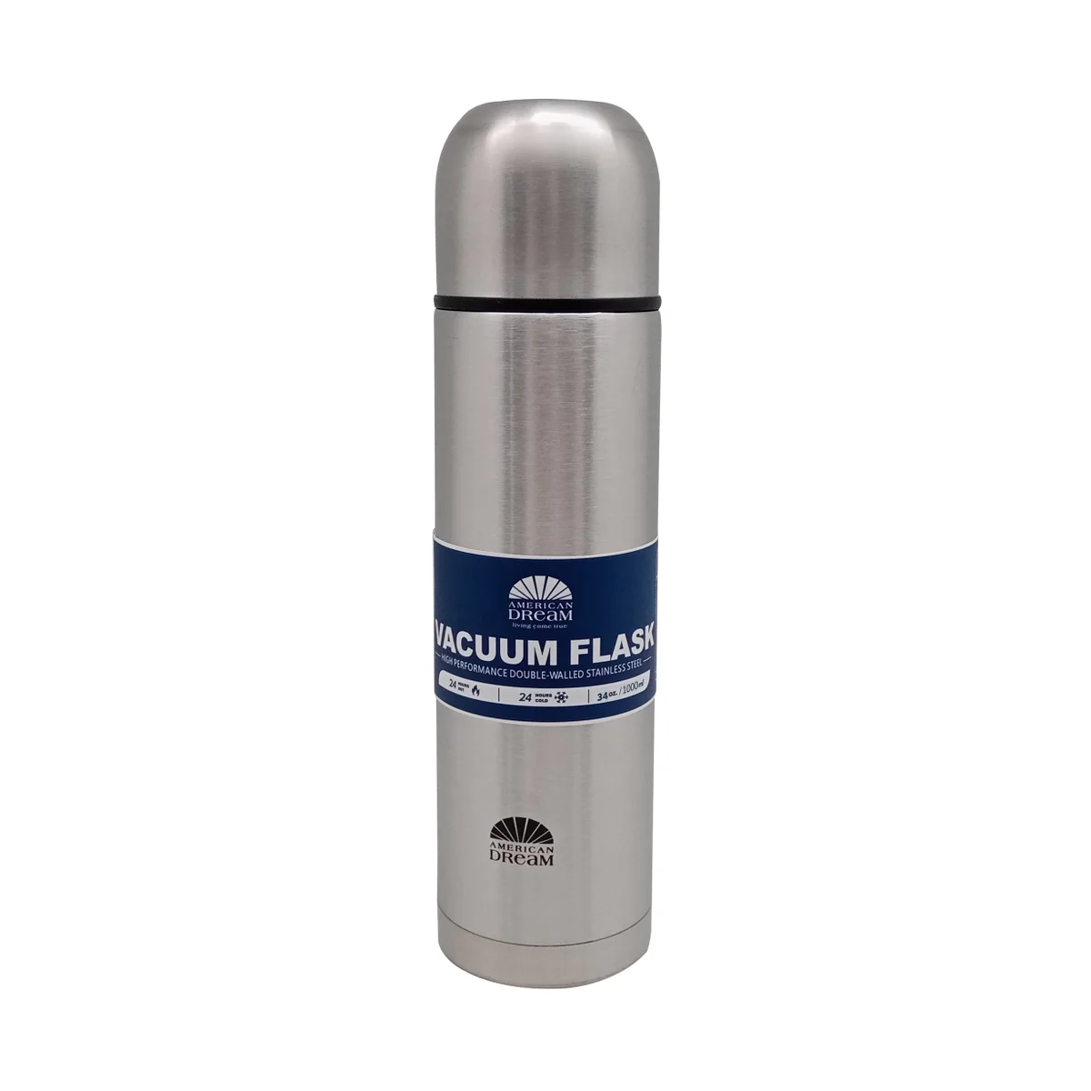 34OZ DOUBLE WALL STAINLESS STEEL VACUUM FLASK