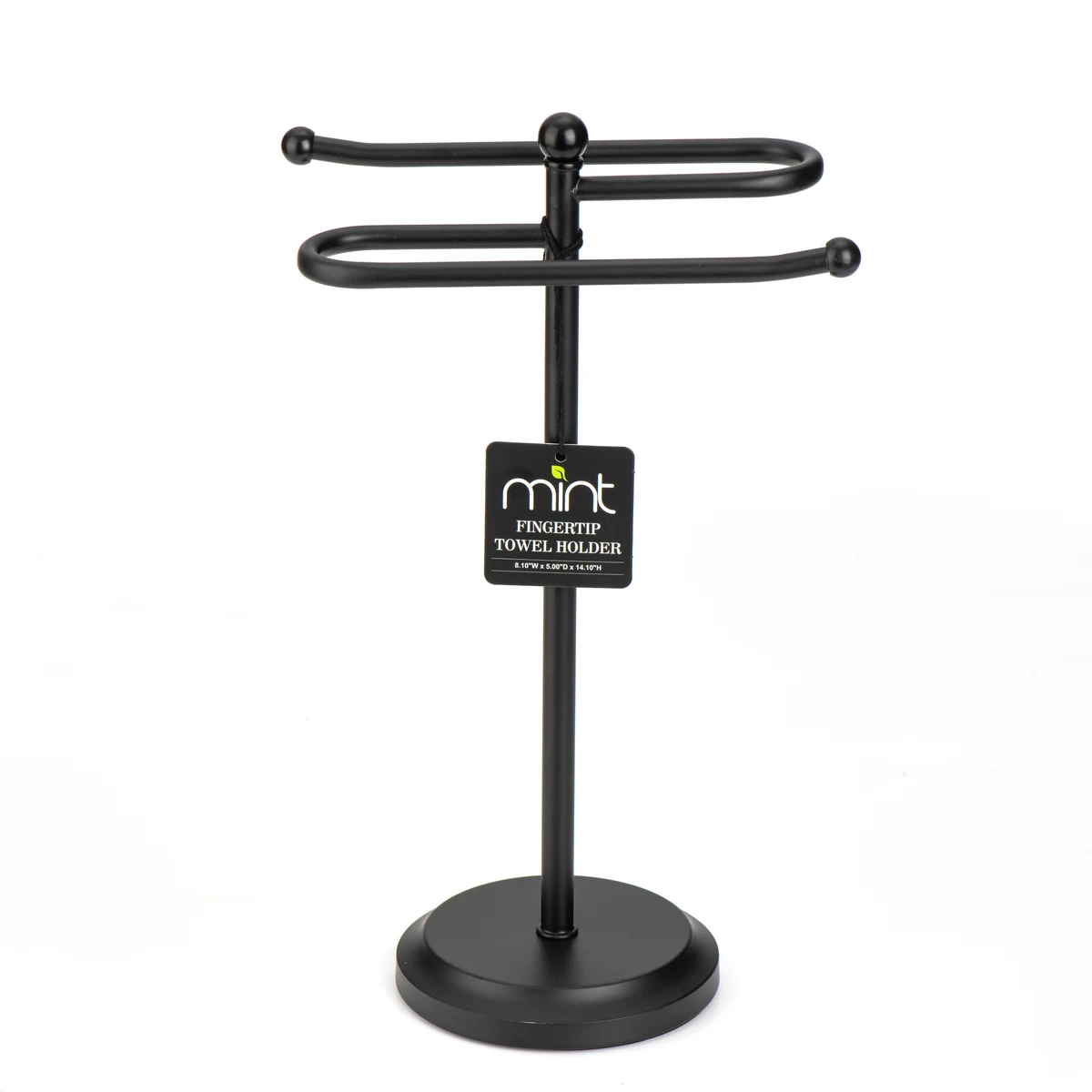 FINGERTIP TOWEL HOLDER - MATTE BLACK