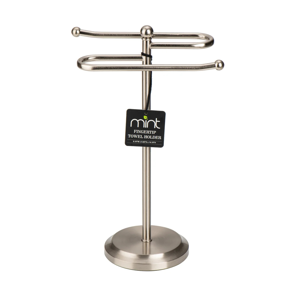 FINGERTIP TOWEL HOLDER - BRUSHED SATIN NICKLE