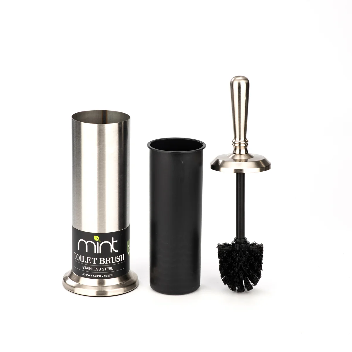 TOILET BRUSH - BRUSHED SATIN NICKEL