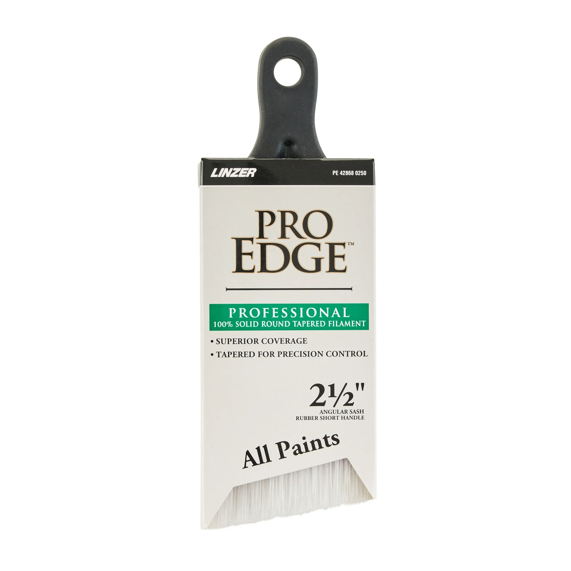 PRO-EDGE CT FORMULA SHORT RUBBER HANDLE BRUSH - 2.5"