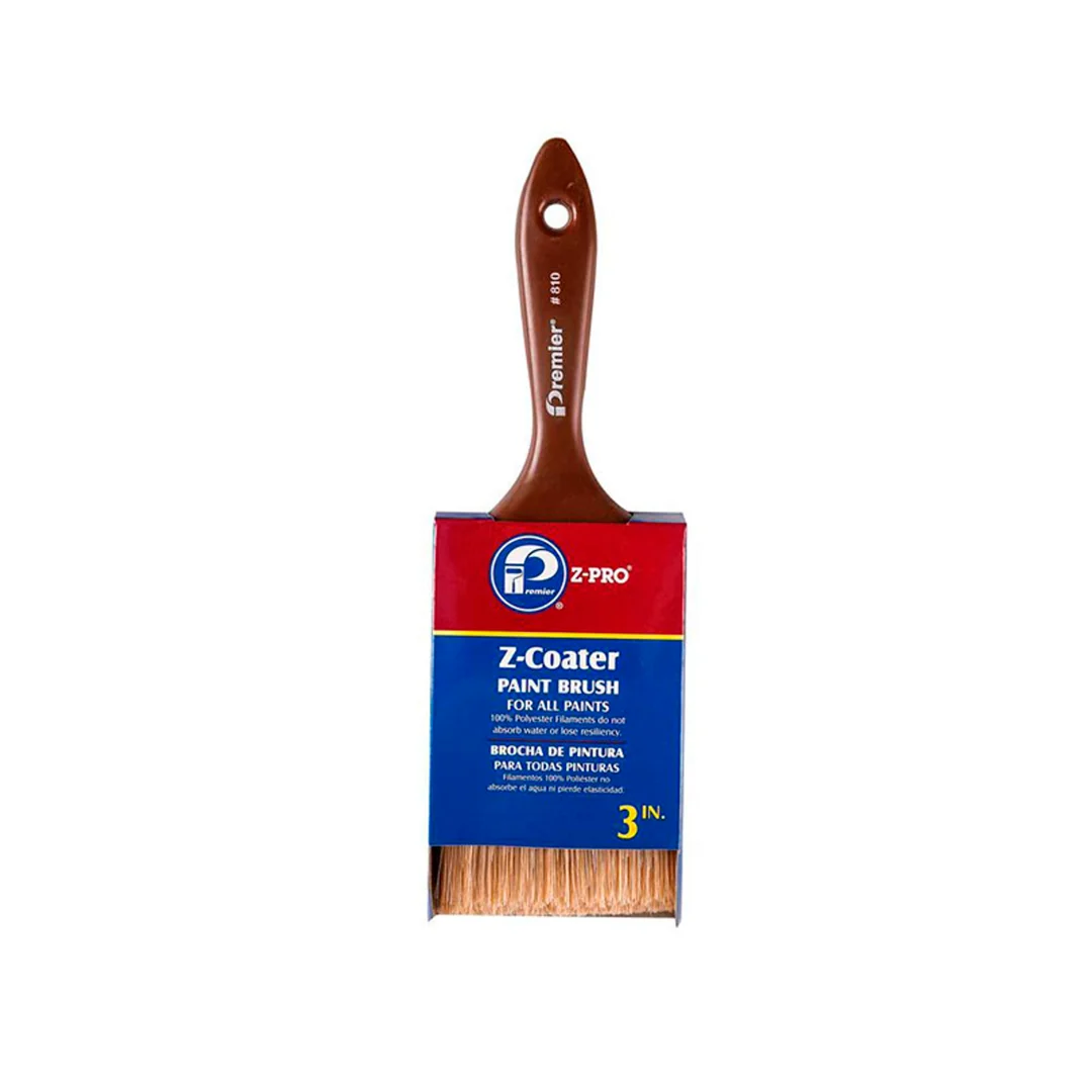 PREMIUM 3" POLYESTER/NYLON FLAT BRUSH
