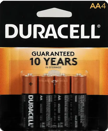 DURACELL ALKALINE AA 4-PACK