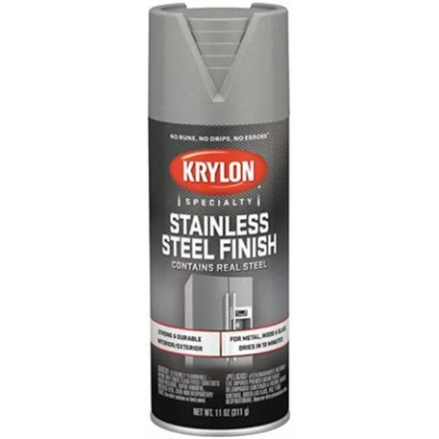 Gloss Stainless Steel 11 Oz. Appliance Spray Paint For Interior And Exterior Use