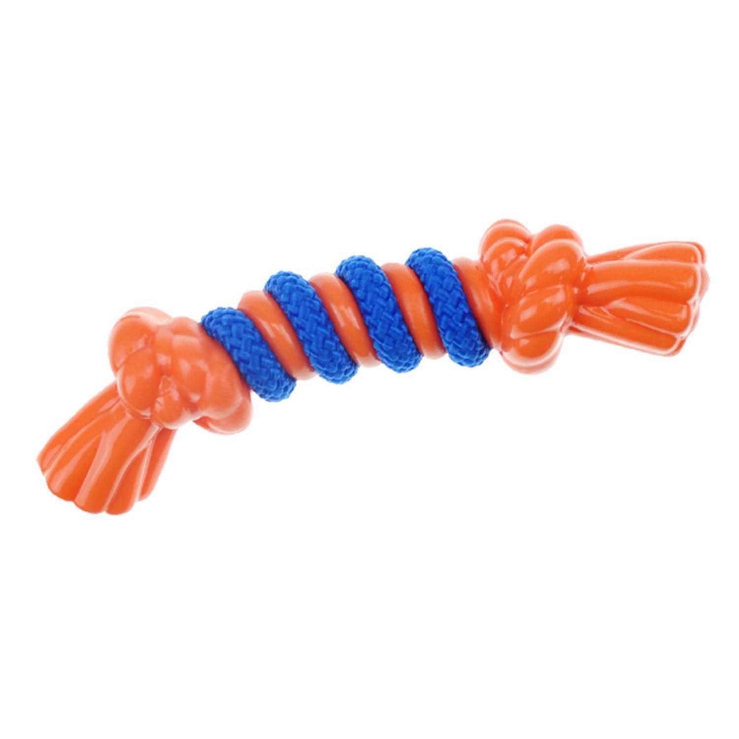 Boss Pet Infinity Tpr Rope Bone Small Orange Dog Toy Zd2068 12 69
