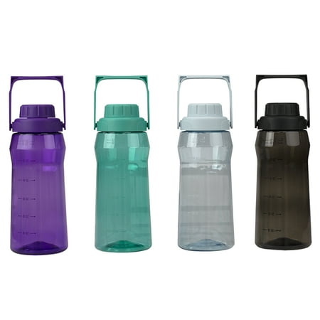 Home Basics No Spill 67 Ounce Plastic Travel Mug With Easy Grip Wide Handle