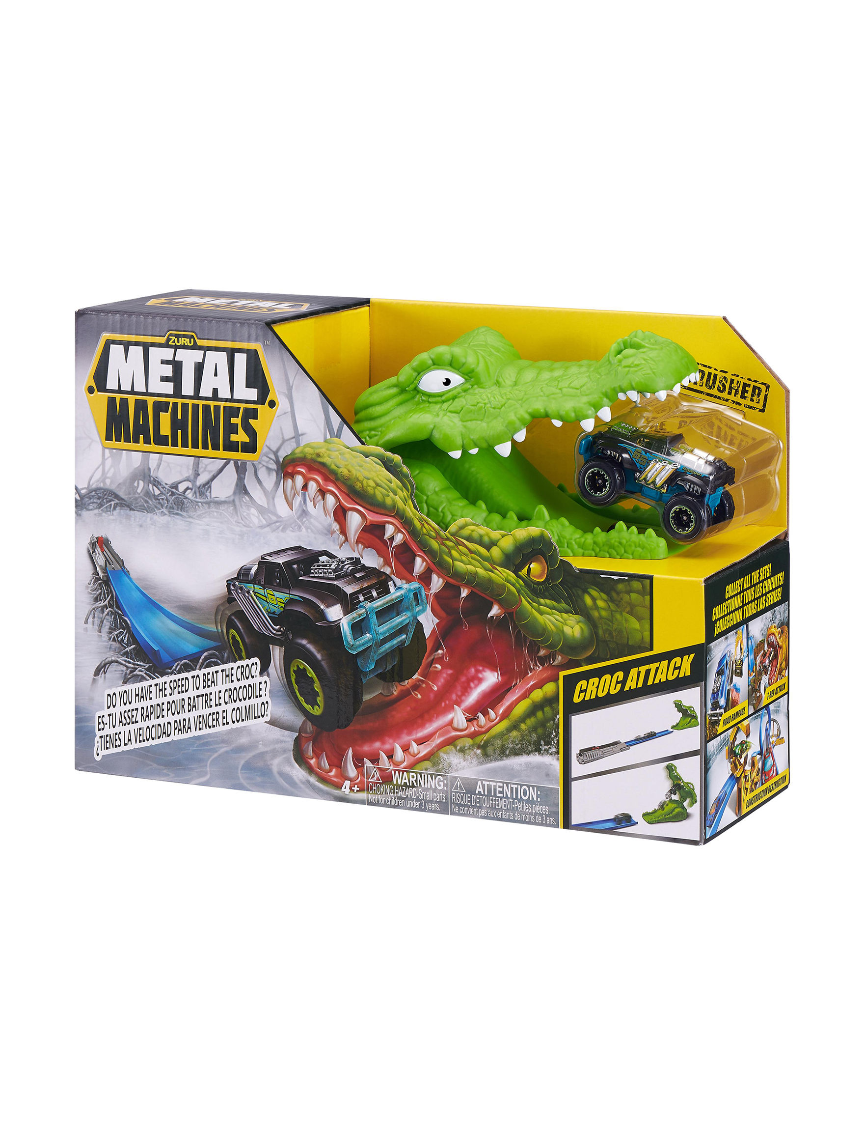 6718 Metal Machines Croc Attack Playset Series 1 Assortment - Pack of 2