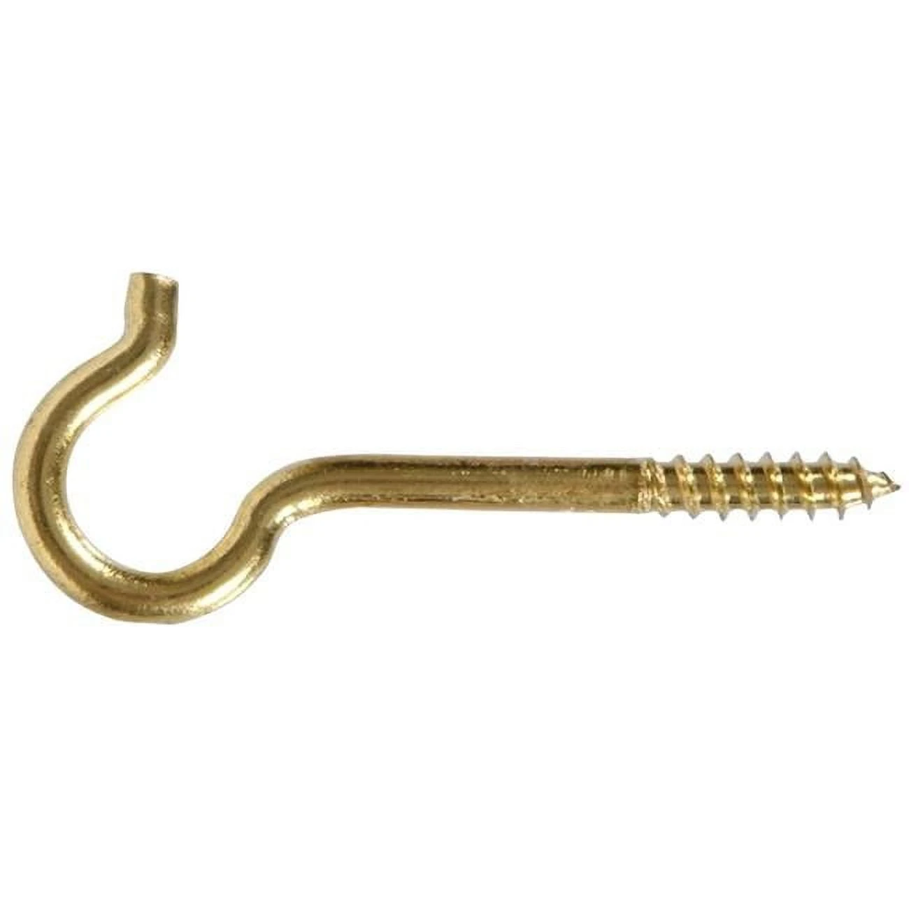 BRASS SCREW HOOK ZC.162X2-9/16