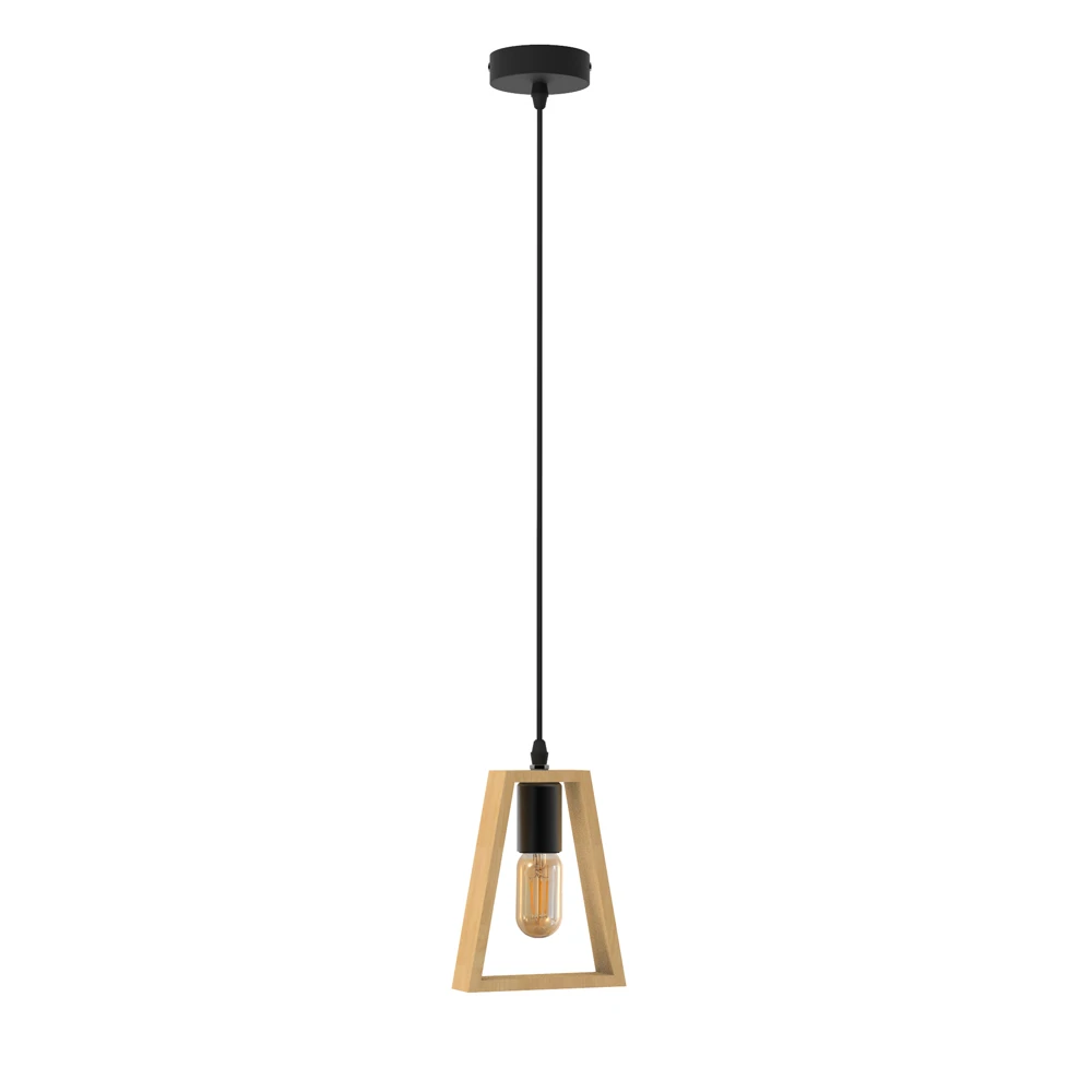 HANGING CEILING LAMP - 60W - BLACK
