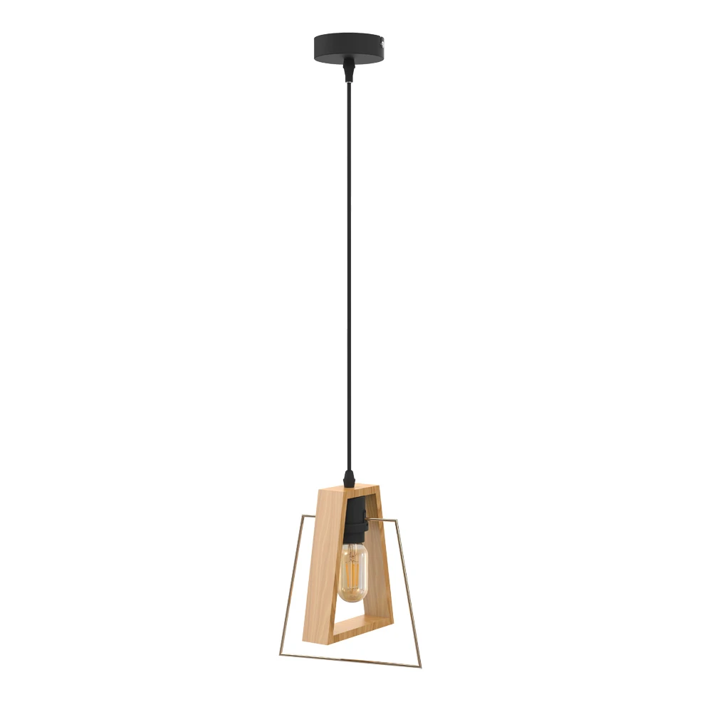 HANGING CEILING LAMP - 60W - BLACK