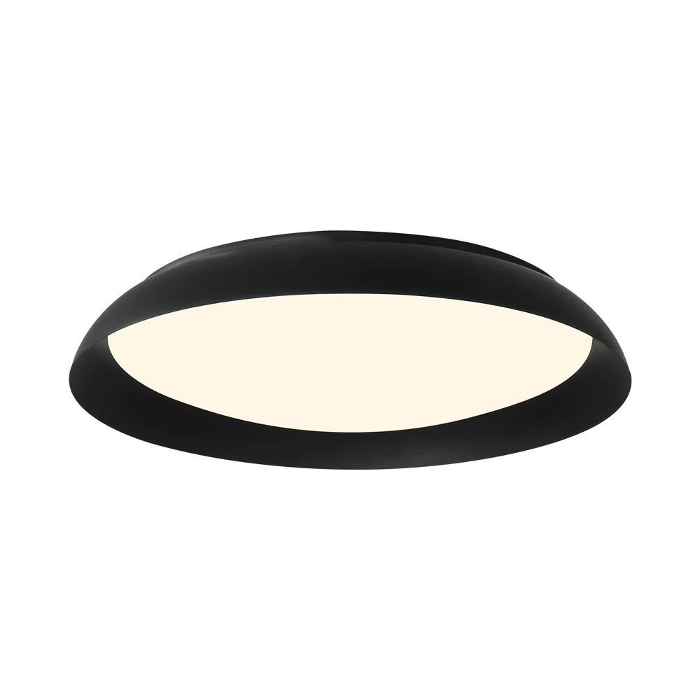 FLUSH MOUNT CEILING LIGHT - 36W - BLACK