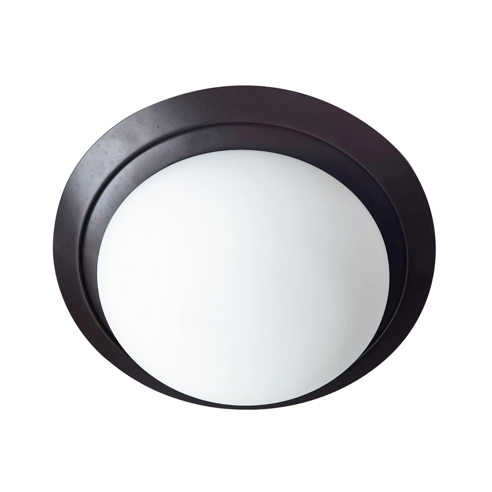 FLUSH MOUNT CEILING LAMP - 40W - COFFEE