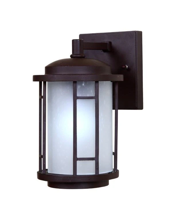 DECORATIVE OUTDOOR WALL LIGHT - 60W - BRONZE