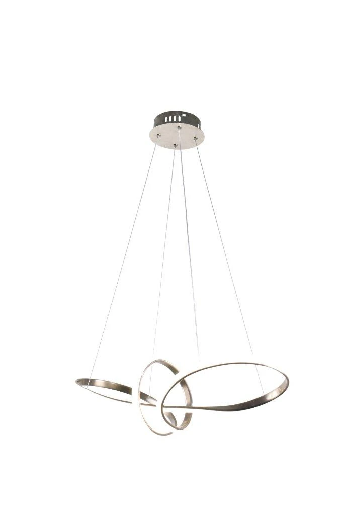 HANGING CEILING LED LAMP - 25W - SILVER