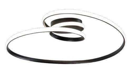 DECORATIVE LED CEILING LAMP - 28W - BLACK