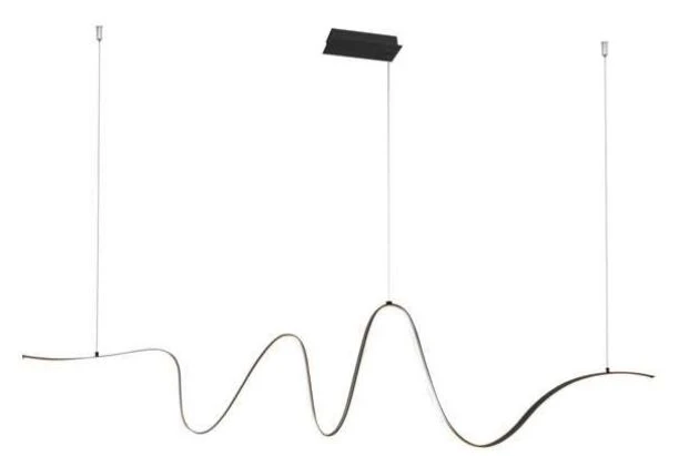 DECORATIVE PENDANT LAMP - 34W - BLACK