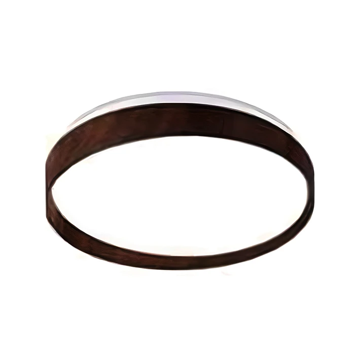 Flush Mount Ceiling Light – Dark Wood (00376C-30-DW-C)