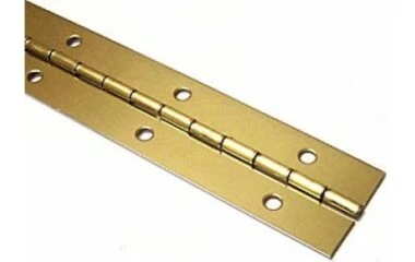 PIANO HINGE 1-1/2"X48" - BRASS PLATED CD