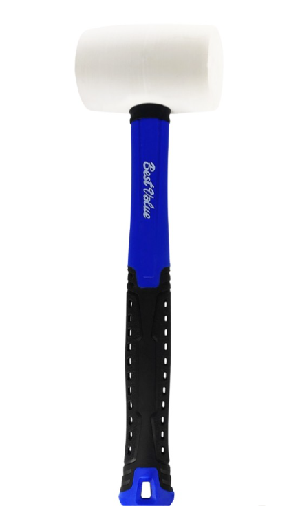 WHITE RUBBER MALLET - 50MM -16OZ