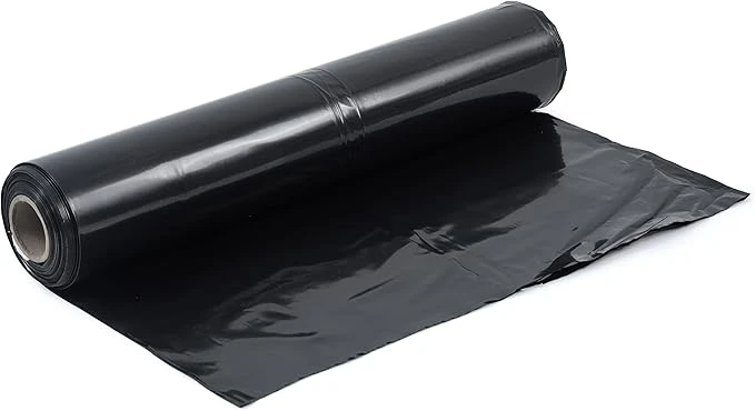 POLYTHENE 4ML 10'X100 - BLACK PLASTIC