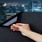 SELF ADHESIVE STATIC FILM - 90X200 - BLACKOUT