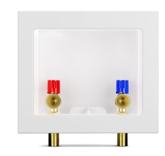 WASHING MACHINE OUTLET BOX WITH HOT & COLD VALVES