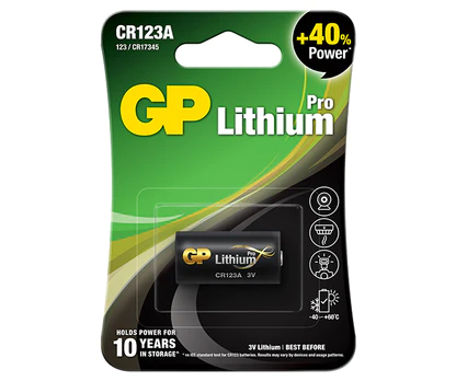 GP CR123A U1 LITHIUM PRO BATTERY