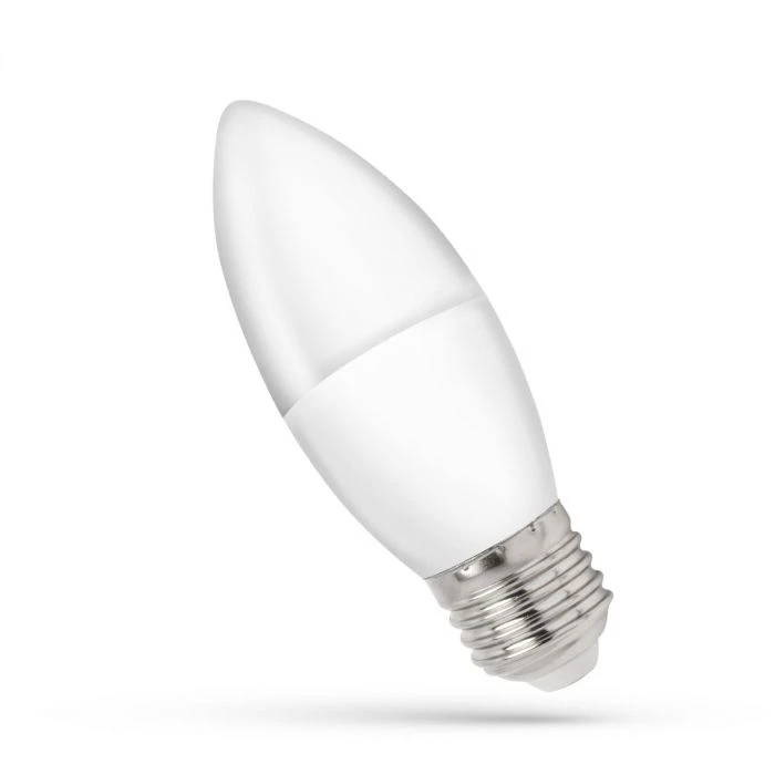 5W E27 C37 LED 6400K SCREW BULB