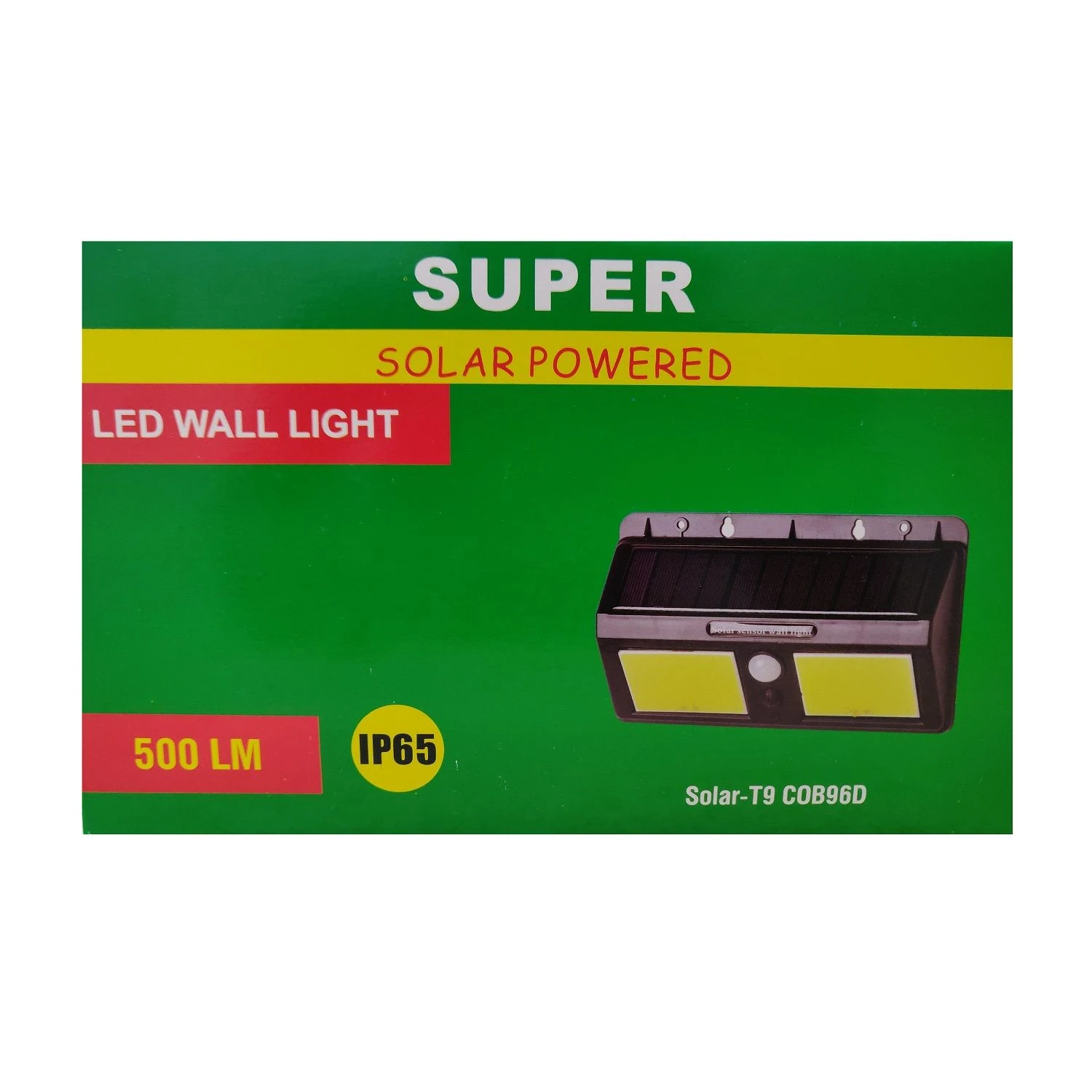 SOLAR POWERED LED WALL LIGHT 500LM