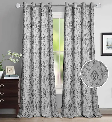 JACQUARD SOLID GROMMET PANEL