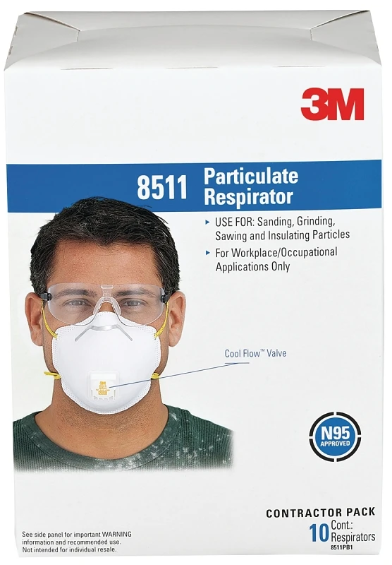 Respirator Disposable Valved Mask N95 Filter Class 95 % Filter Efficiency