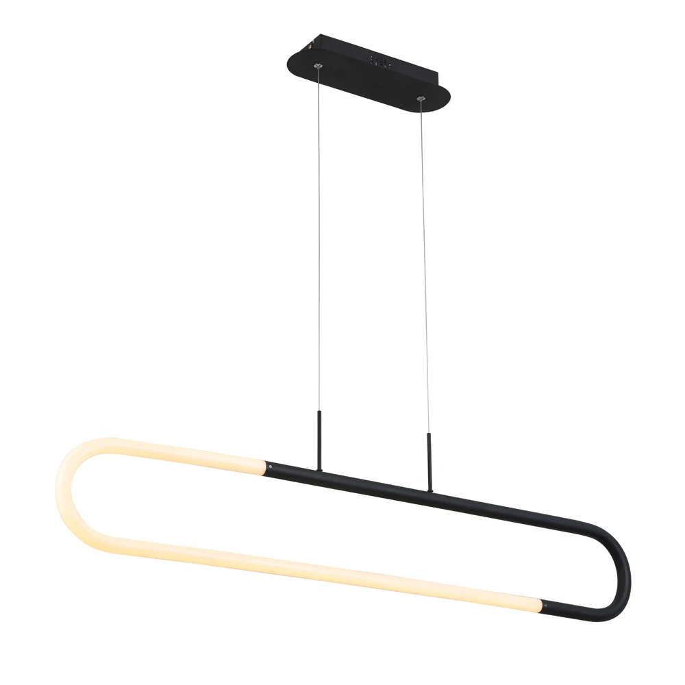PENDANT - DECORATIVE - LAMP - 18W LED - BLACK