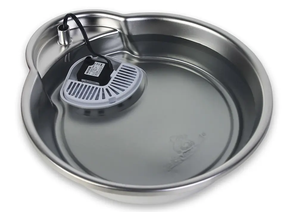 Big Max Premium Pet Drinking Fountain Stainless-Steel 128 oz