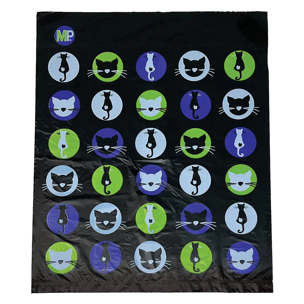 Cat Litter Bags Ultra Degradable Purple 200 Pack