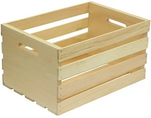 Wood Storage Crate Large
