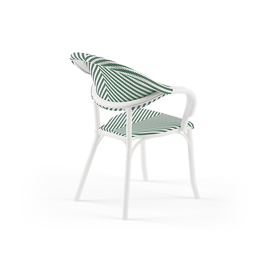 FLASH-N - ARMCHAIR - GREEN/WHITE
