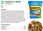 Sweet Harvest Rodent & More Food 2 lb