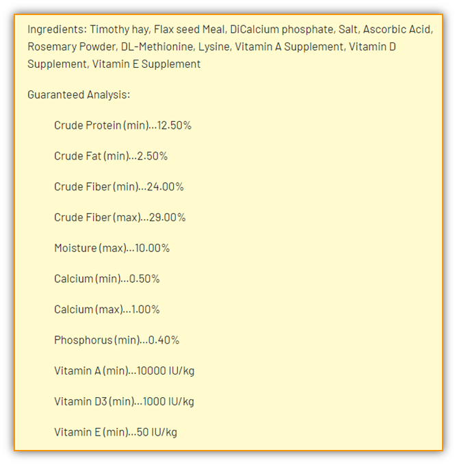 Adult Rabbit Food 8 lb