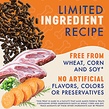 Soft Chew Dog Treats with Lamb Training Bites 6 oz