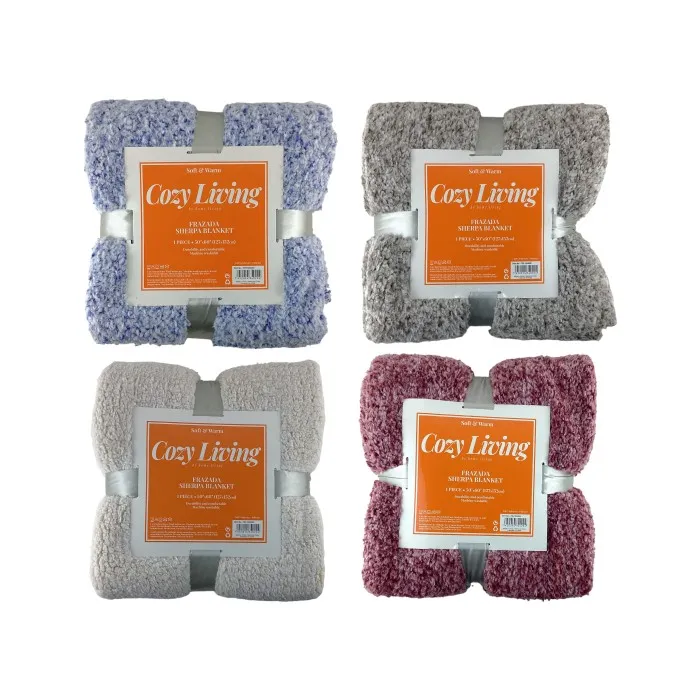 2 TONE SHERPA BLANKET