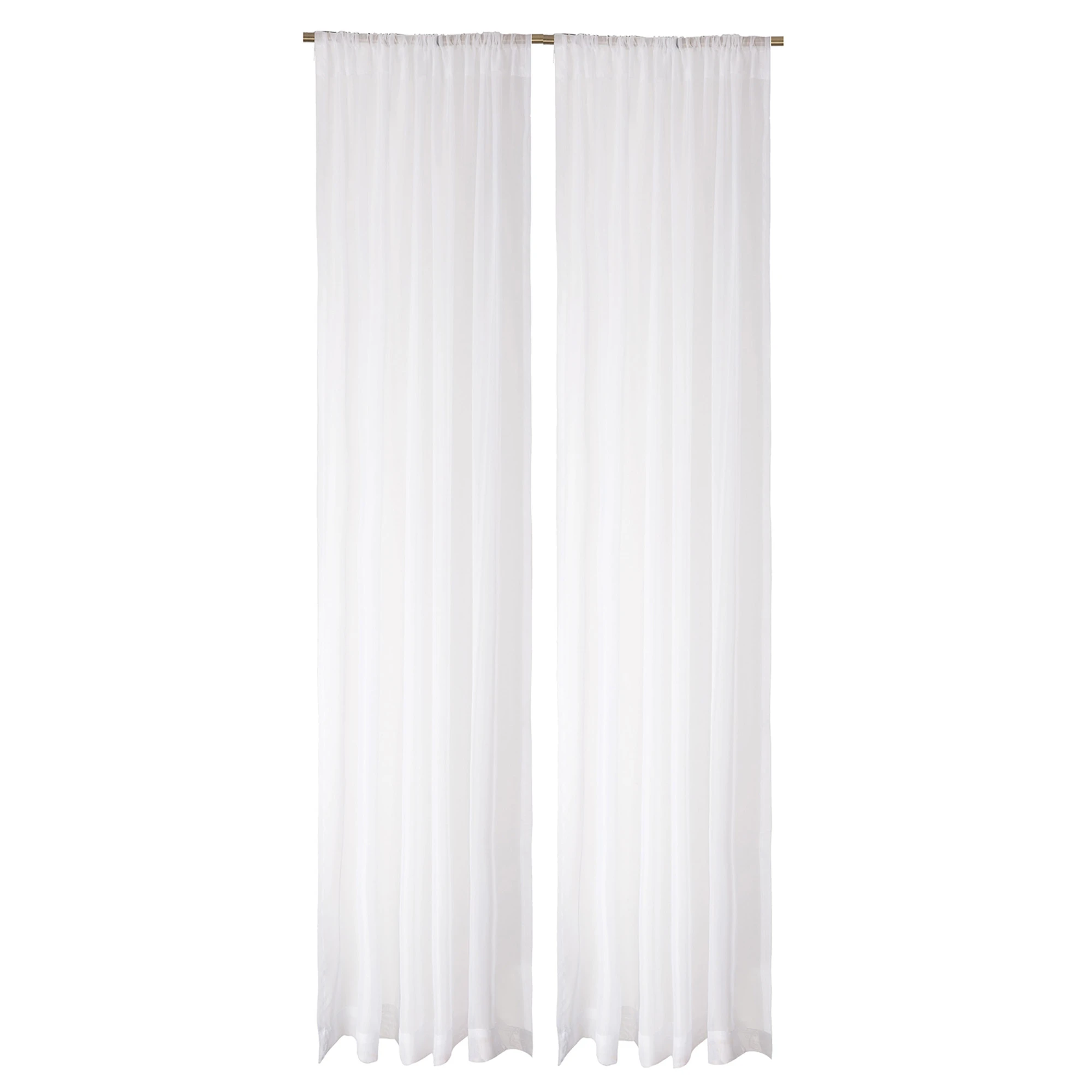 WOVEN SOLID COLOR - SHEER - CURTAIN