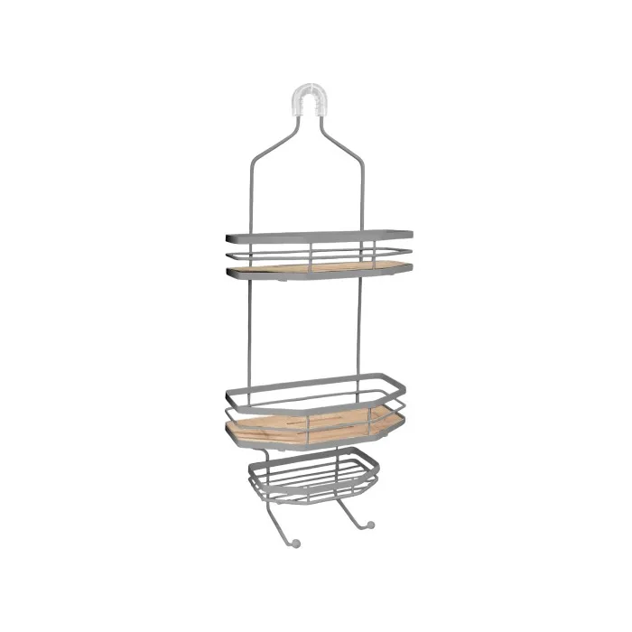 3 TIER BAMBOO SHOWER CADDY