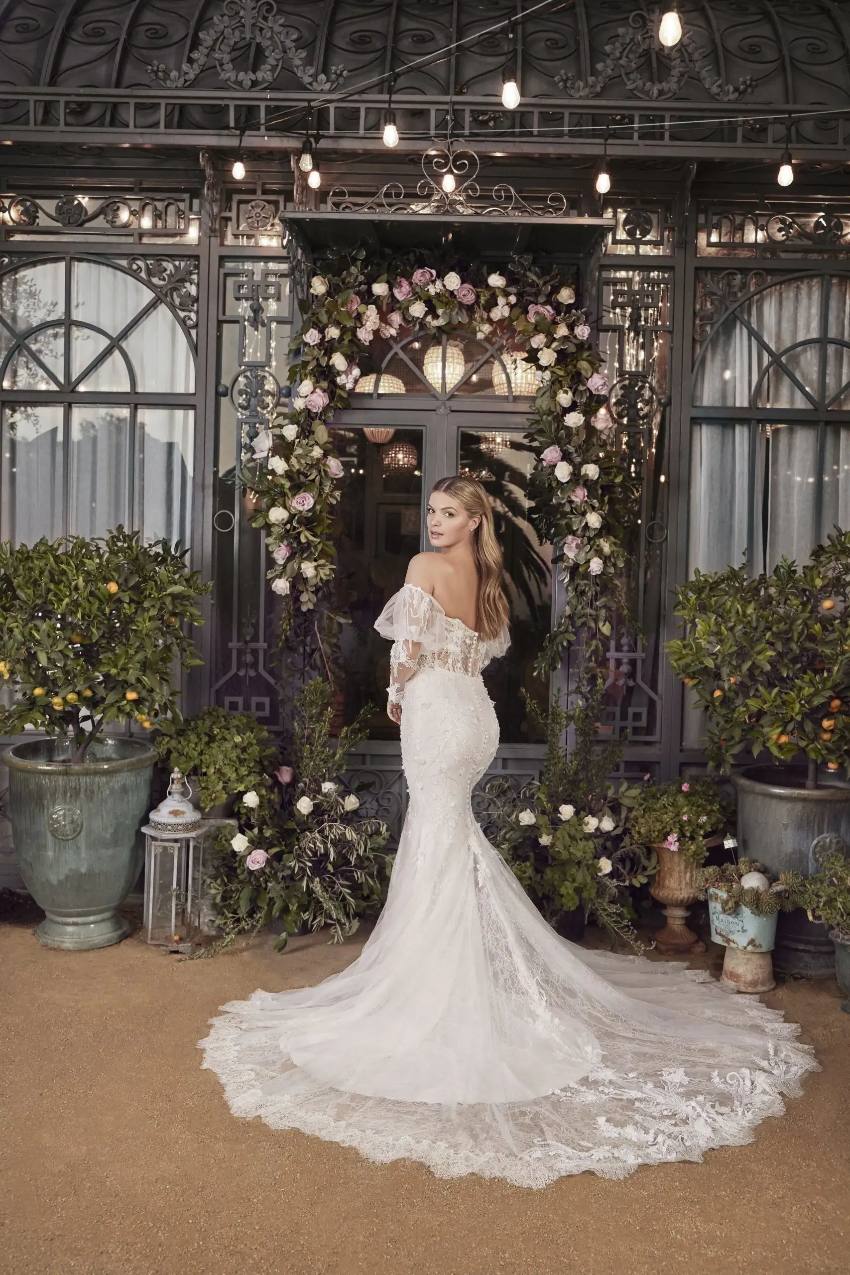 open lace back dress Portia & Scarlett - PS24347