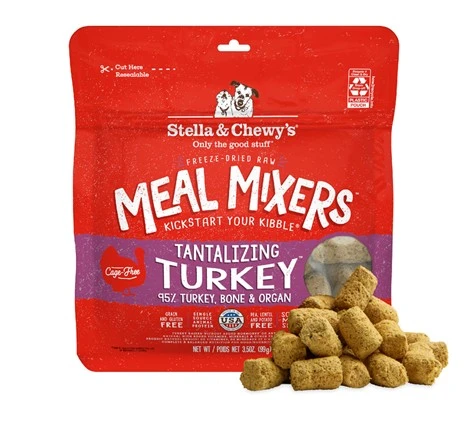 Tantalizing Turkey Meal Mixers Freeze-Dried Raw for Dogs 3.5 oz