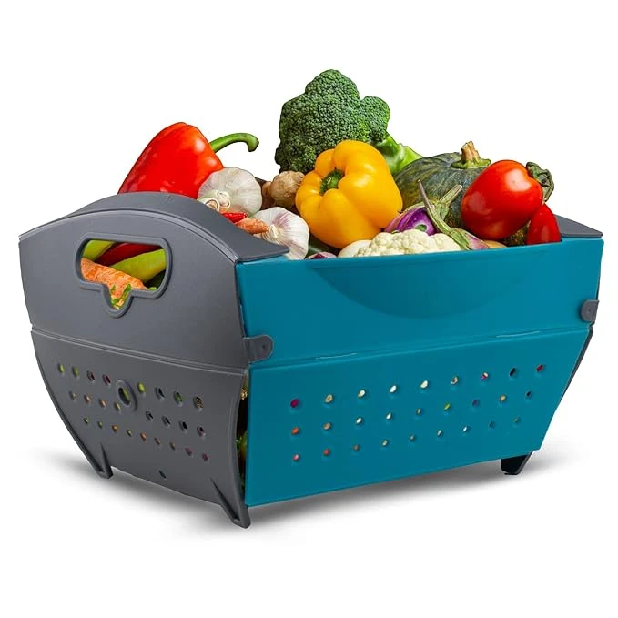 COLLAPSIBLE COLANDER/TRAY - ASSORTED