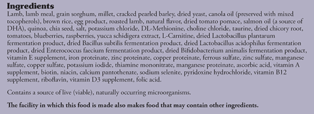 Ancient Mountain Canine Recipe with Roasted Lamb Dry Dog Food 5 lb