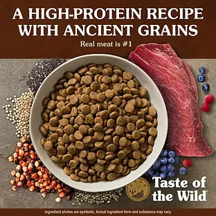 Ancient Prairie Canine Recipe with Roasted Bison & Venison Dry Dog Food 28 lb