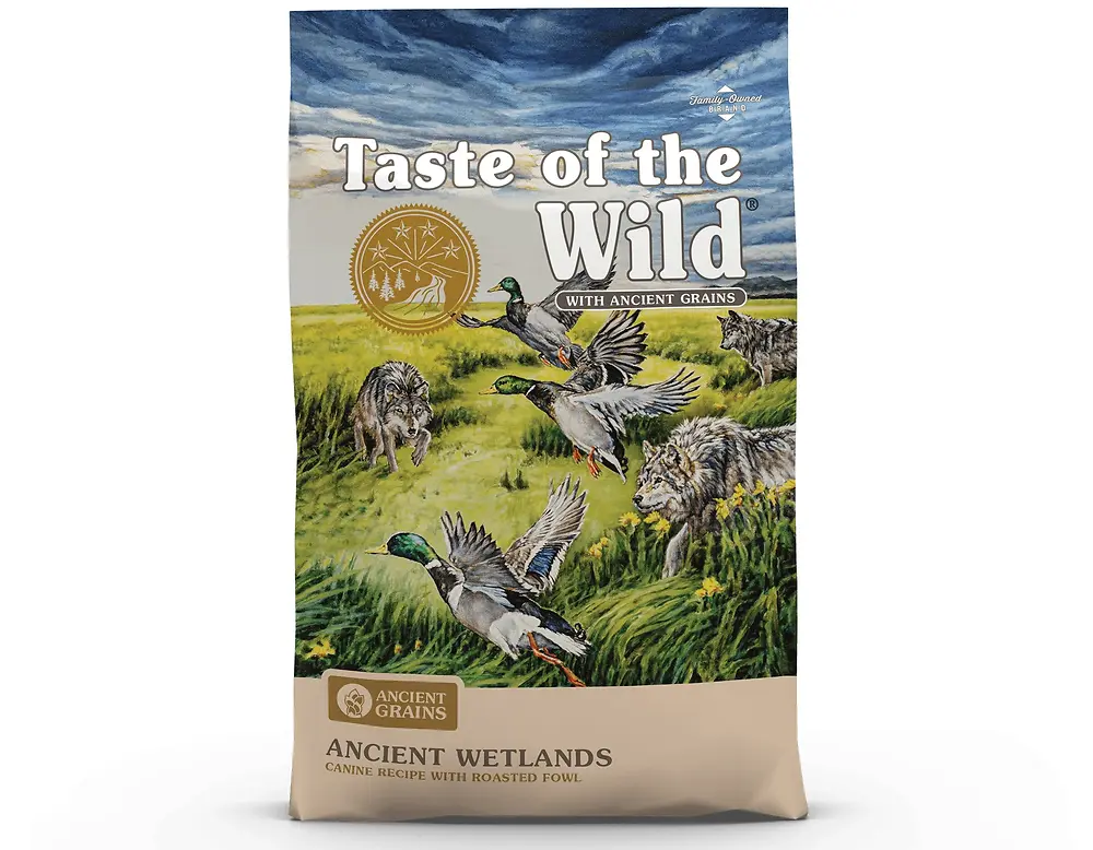Ancient Wetlands Canine Recipe with Roasted Fowl Dry Dog Food 28 lb